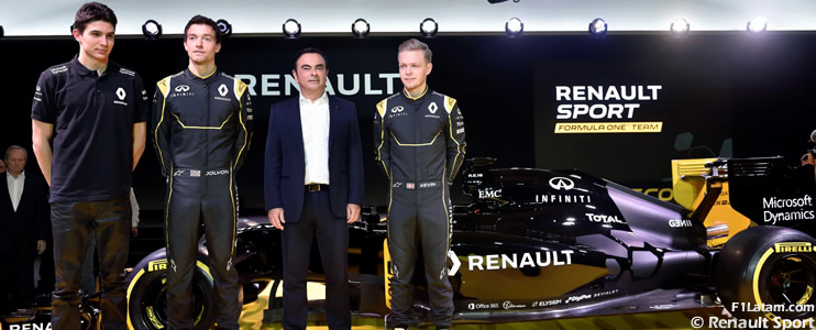 Renault presenta oficialmente su auto y pilotos en su regreso como equipo a la Fórmula 1
