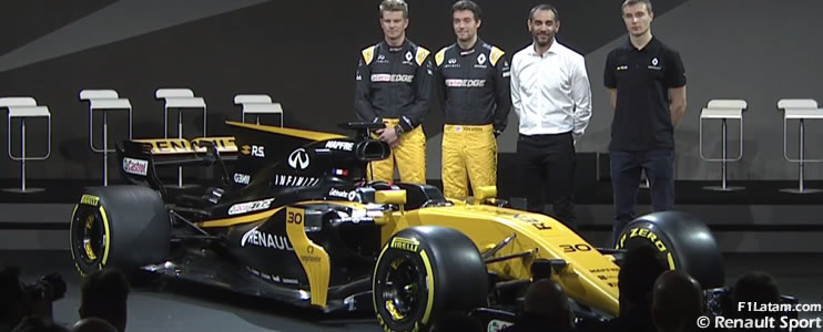 Renault presenta el nuevo R.S.17 que pilotearán Nico Hülkenberg y Jolyon Palmer 