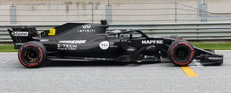 Ricciardo y Ocon realizan pruebas intensas con Renault en el Red Bull Ring