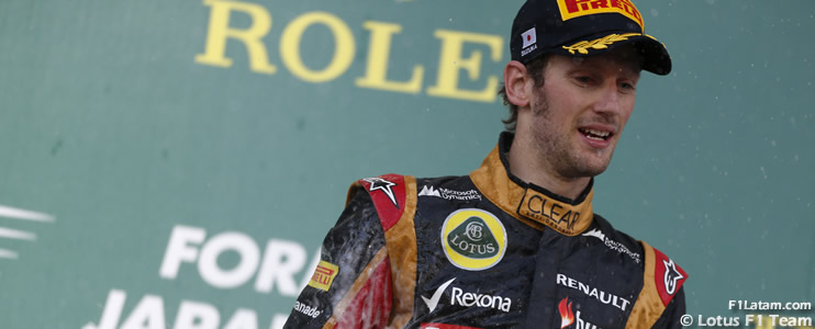 Grosjean brilla al poner en aprietos a los Red Bull - Reporte Carrera - GP de  Japón - Lotus 
