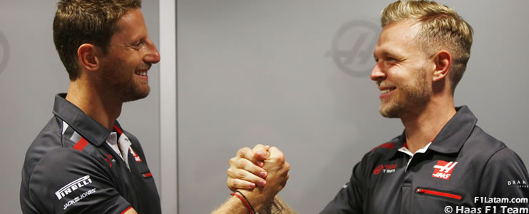 Grosjean y Magnussen renuevan con Haas F1 Team para la temporada 2019 