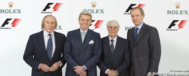 Rolex será el cronometrador y reloj oficial de la Fórmula 1 desde la Temporada 2013