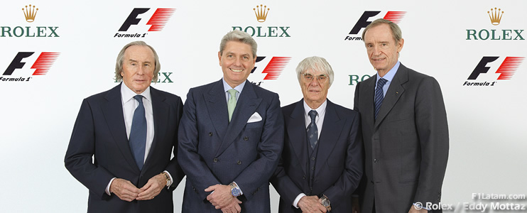 Rolex será el cronometrador y reloj oficial de la Fórmula 1 desde la Temporada 2013 
