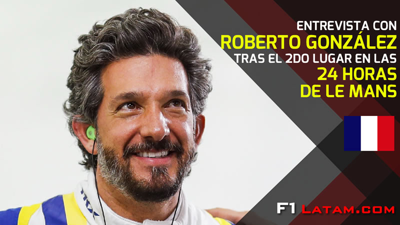 VIDEO: Entrevista con Roberto González tras el segundo lugar en LMP2 en las 24 Horas de Le Mans