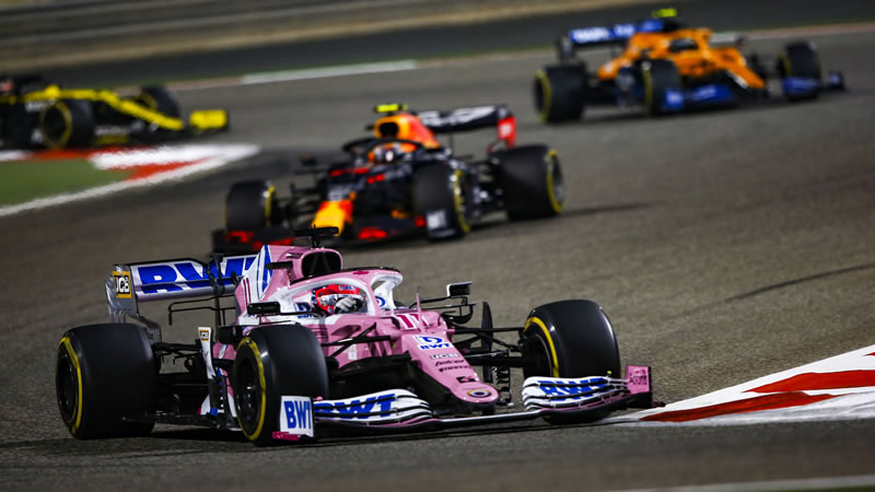 Problema en el MGU-K deja sin podio a Pérez en el GP de Bahrein