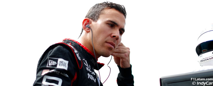 Comprometida la médula espinal de Wickens tras fuerte accidente en IndyCar 