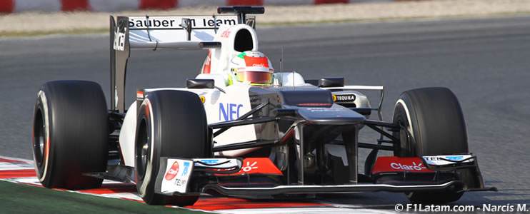 Sergio 'Checo' Pérez logra el mejor tiempo de los entrenamientos - Test en Barcelona - Día 7 