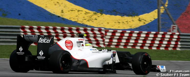 Múltiples inconvenientes para Pérez y Kobayashi - Reporte Viernes - GP de Malasia - Sauber 