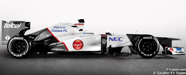 El fútbol y la F1 se unen: Chelsea FC es nuevo patrocinador del Sauber F1 Team