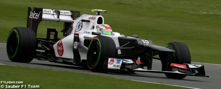 Neumáticos incorrectos para Pérez y Kobayashi - Reporte Clasificación - GP de Gran Bretaña - Sauber 