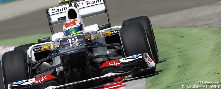 Inconformismo por parte de Kobayashi y Pérez - Reporte Viernes - GP de Hungría - Sauber 