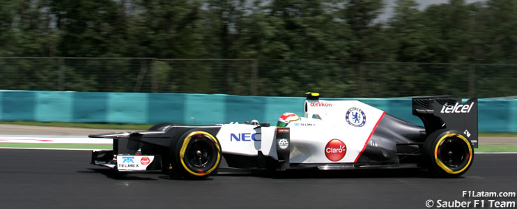 Múltiples problemas para Pérez y Kobayashi - Reporte Clasificación - GP de Hungría - Sauber 
