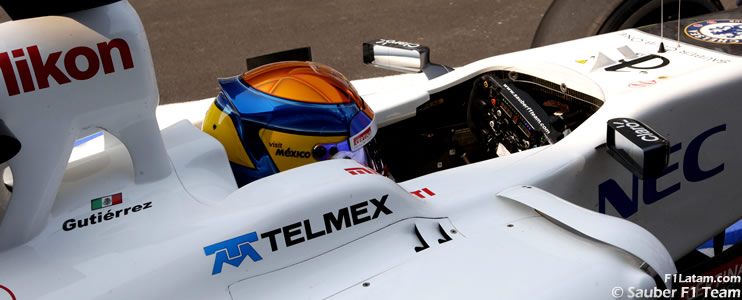 Esteban Gutiérrez cumple satisfactoriamente con su labor - Reporte Viernes - GP de India - Sauber 