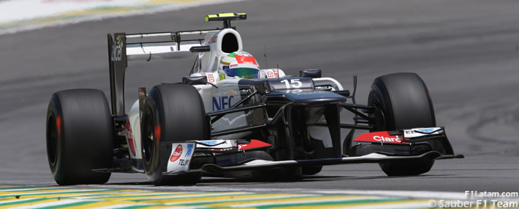 Leves inconvenientes para Pérez y Kobayashi - Reporte Viernes - GP de Brasil - Sauber 