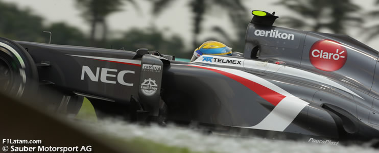Esteban Gutiérrez pasa por primera vez a la Q2 - Reporte Clasificación - GP de Malasia - Sauber
 