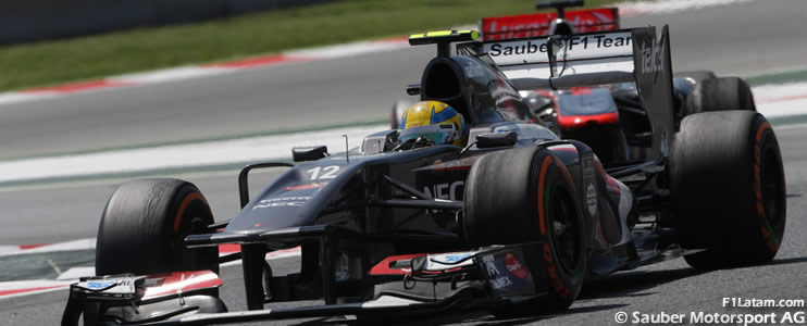 Gutiérrez con récord de vuelta y a un paso de los puntos - Reporte Carrera - GP de España - Sauber
 