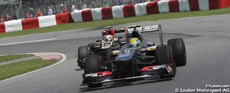 Un fin de semana para el olvido tienen Gutiérrez y Hülkenberg - Reporte Carrera - GP de Canadá - Sauber 