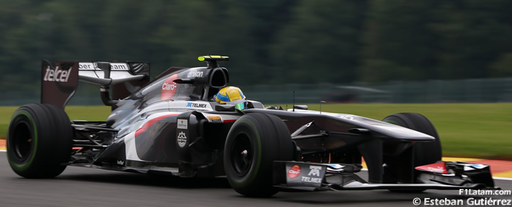 Gutiérrez y Hülkenberg inconformes con el equilibrio del auto - Reporte Viernes - GP de Bélgica - Sauber 
