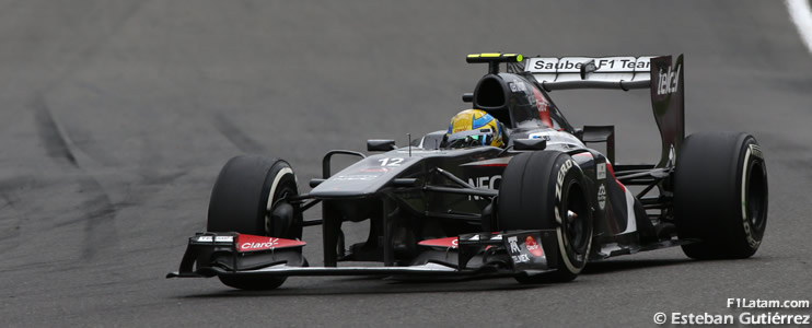 Buen ritmo de Esteban Gutiérrez pero sin recompensa - Reporte Carrera - GP de Bélgica - Sauber 