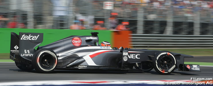 Hülkenberg logra el mejor resultado del equipo en la temporada - Reporte Carrera - GP de Italia - Sauber 