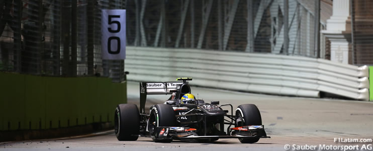 Jornada positiva aunque el C32 necesita más ritmo - Reporte Viernes - GP de Singapur - Sauber 