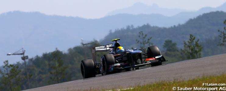 Positiva y rápida adaptación de Gutiérrez a Yeongam - Reporte Viernes - GP de Corea - Sauber 