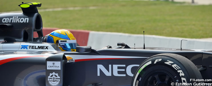 Gutiérrez finaliza con algunas molestias tras la sesión - Reporte Clasificación - GP de India - Sauber 