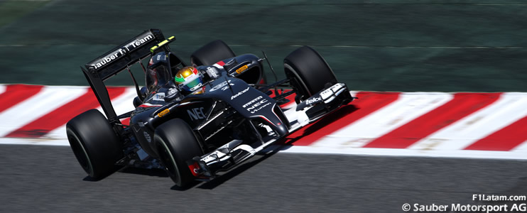 Varios inconvenientes para el mexicano Esteban Gutiérrez - Reporte Viernes - GP de España - Sauber 