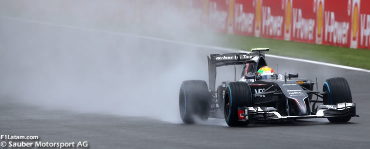 Gutiérrez afectado por los múltiples inconvenientes mecánicos - Reporte Clasificación - GP de Bélgica - Sauber
