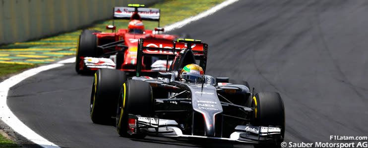 Gutiérrez y Sutil se van con las manos vacías - Reporte Carrera - GP de Brasil - Sauber 