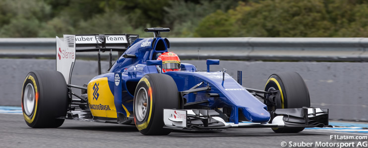 El brasilero Felipe Nasr con el Sauber C34 fue el más rápido - Tests en Jerez - Día 3  
