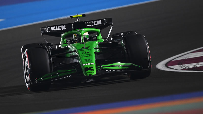 Parrilla de salida del GP de Qatar tras penalización para Bortoleto