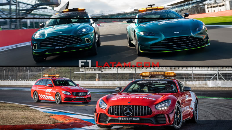 Aston Martin se une a Mercedes como proveedor del Safety Car y Medical Car en F1