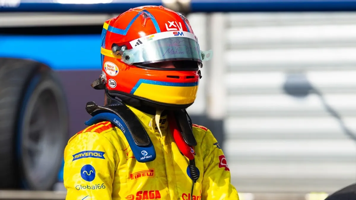 Sebastián Montoya queda a un paso de su primera victoria en la FIA Fórmula 2 