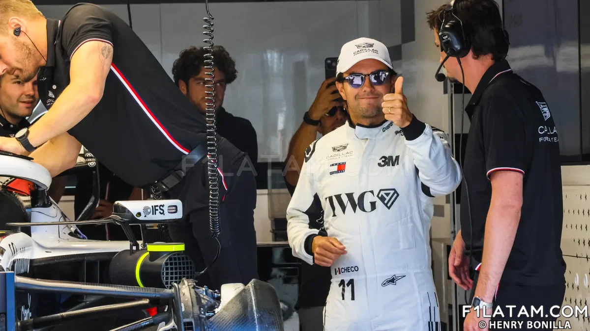 Checo Pérez ve en Madring la gran oportunidad de Cadillac: ''Si ejecutamos un fin de semana completo, podemos estar ahí''