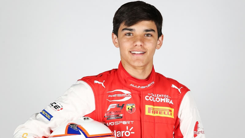 VIDEO-ENTREVISTA: Sebastián Montoya debuta este fin de semana en la Fórmula 4 Italiana