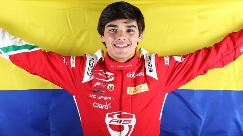 Sebastián Montoya continúa con PREMA Racing y asciende a la Fórmula Regional Europea by Alpine