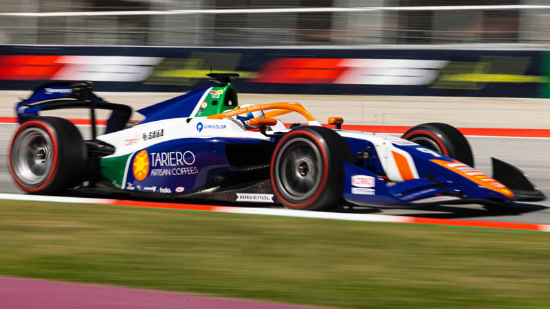 ENTREVISTA - Segundo lugar para Sebastián Montoya en la clasificación de la FIA Fórmula 2 en Barcelona