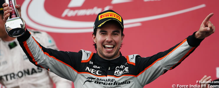 Sergio 'Checo' Pérez continuará en 2017 en la escudería Sahara Force India 