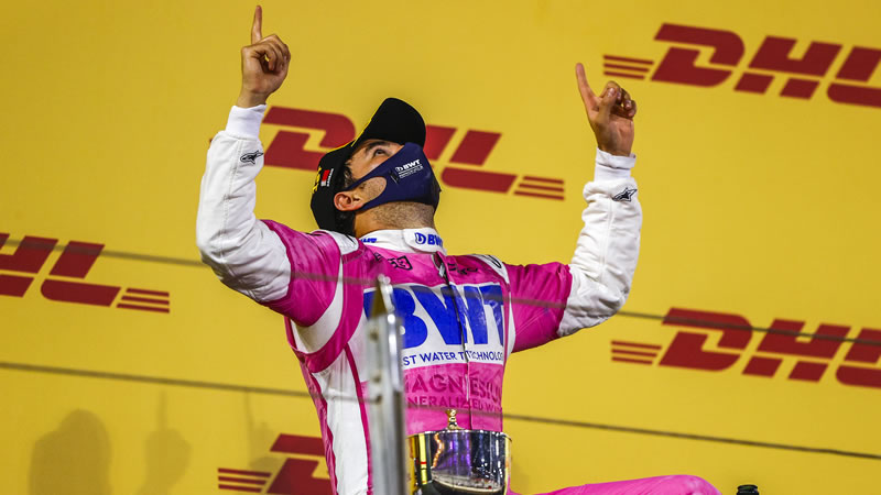 El mexicano Sergio Pérez logra su primera victoria en F1 - Reporte Carrera - GP de Sakhir 