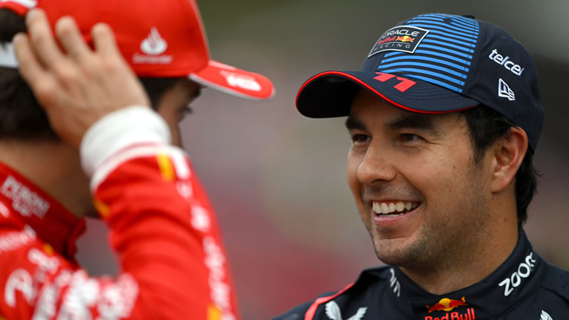 Sergio Pérez se sacude en Spa de los malos resultados en clasificación 