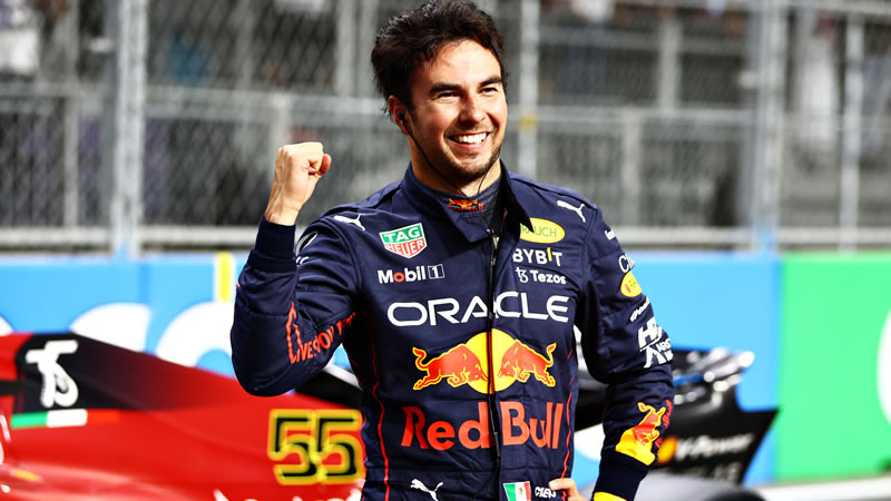 Checo Pérez logró en Jeddah su primera pole position en F1 - Reporte Clasificación - GP de Arabia Saudita 