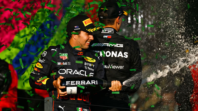 Sergio Pérez 'salvó los muebles' para Red Bull en el GP de Australia 