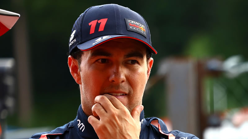 'Checo' Pérez habla en Monza sobre los problemas que ha tenido en la temporada con el Red Bull RB19 
