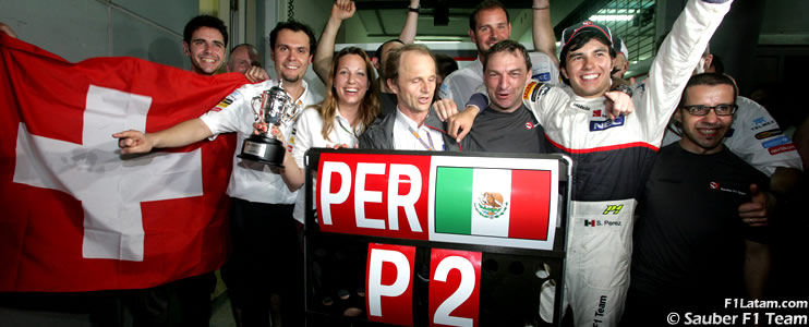 Pérez logra la mejor posición final en la historia del equipo - Reporte Carrera - GP de Malasia - Sauber 