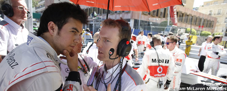 Respaldo total de la escudería McLaren al piloto mexicano Sergio Pérez 