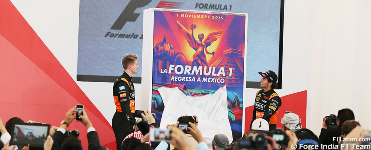 Se presenta en el Autódromo Hermanos Rodríguez el póster del GP de México 2015 