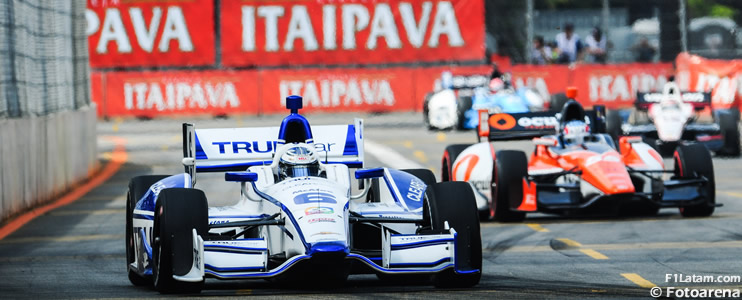 El colombiano Sebastián Saavedra finalizó 19º en la IndyCar en São Paulo 