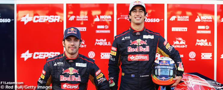 Ricciardo y Vergne: 