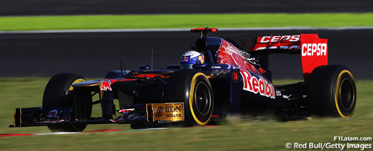 Ricciardo no se dejó intimidar por Schumacher - Reporte Carrera - GP de Japón - Toro Rosso 